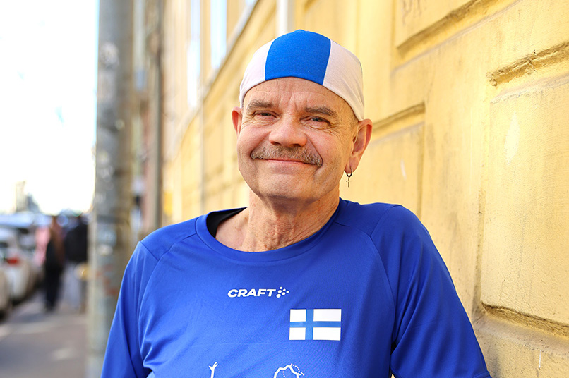Kuvassa juoksun tehnyt Heikki Tanskanen. Kuva Toni Kaarttinen